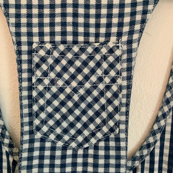 Vintage Express Gingham Romper Dress - Picture 3 of 5